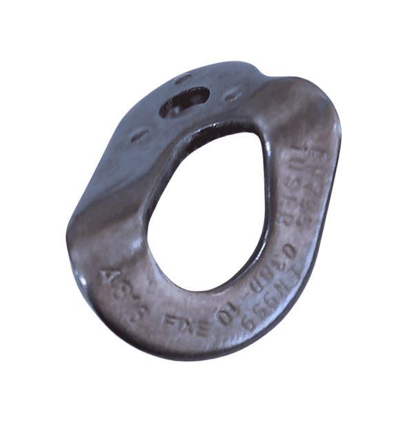 Chapa De Anclaje Inox 30kN  - Color: Gris