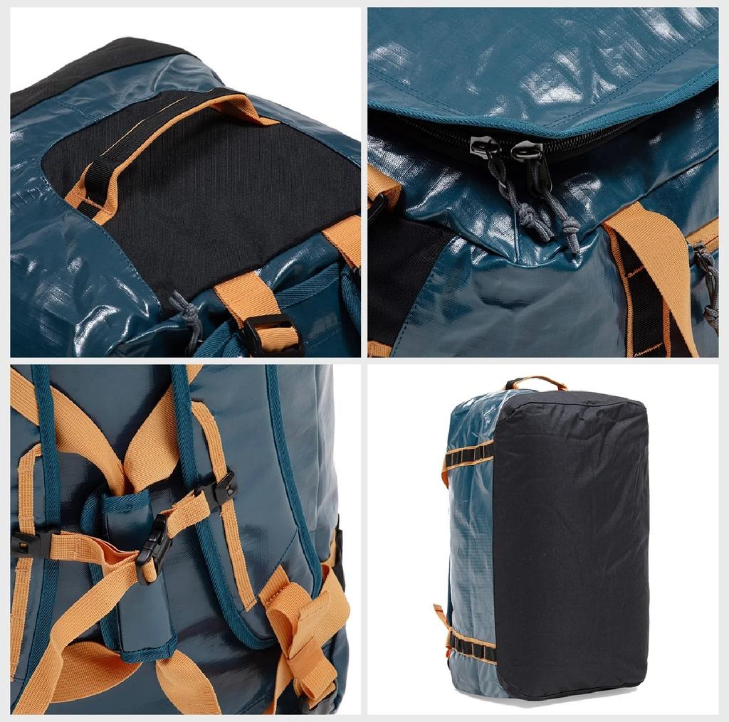 Miniatura Bolso Mochila Impermeable 60L - Color: Azul