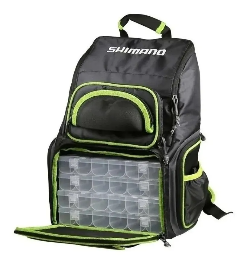 Miniatura Mochila de Pesca con 4 cajas #LUGB-15_ -