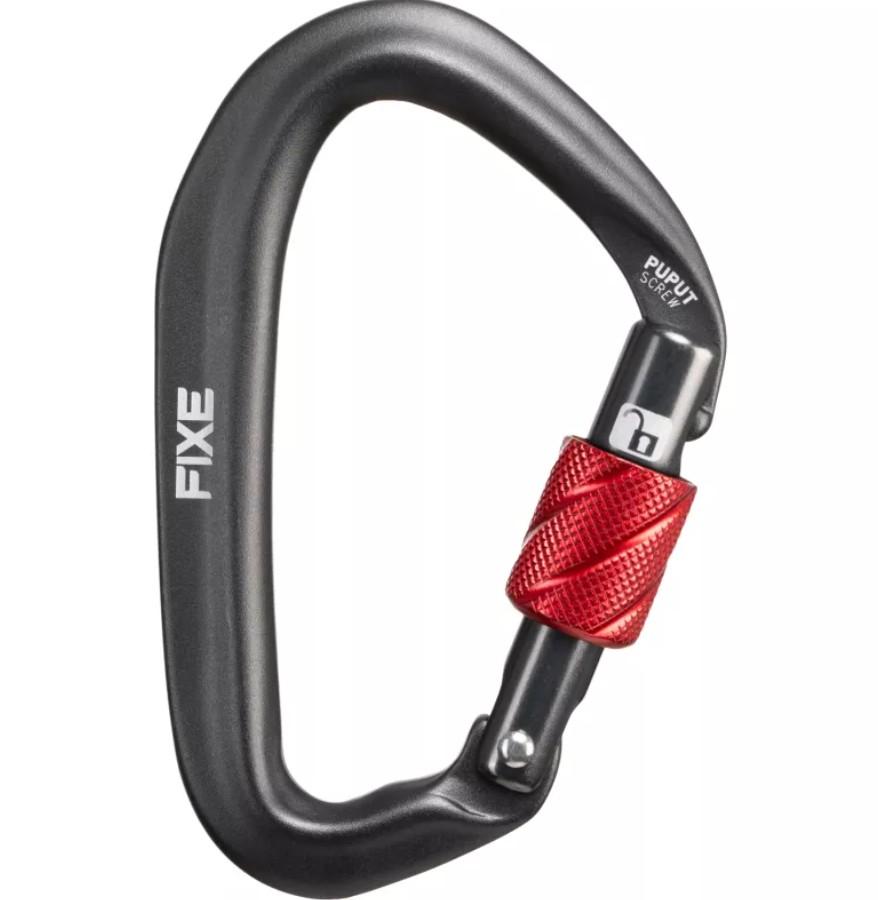 Mosquetón Aluminio Tipo B Rosca 22kN Puput Screw 