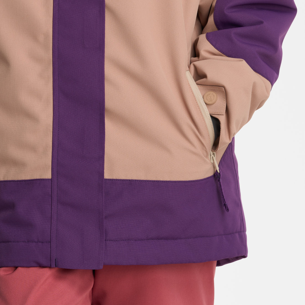 Chaqueta Niña Andes Snow B-Dry Hoody Jacket - Color: Canela