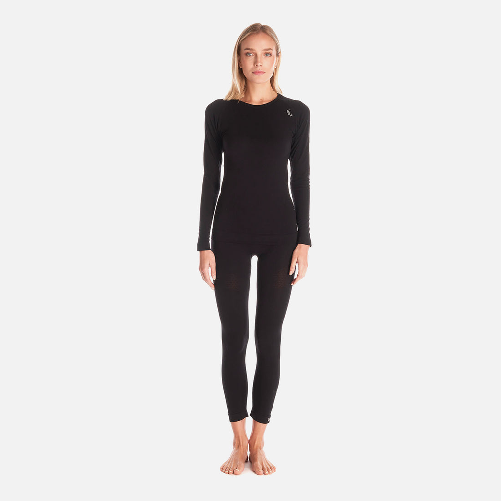 Miniatura Primera Capa Mujer Skintec 1000 Seamless Bottom - Color: Negro