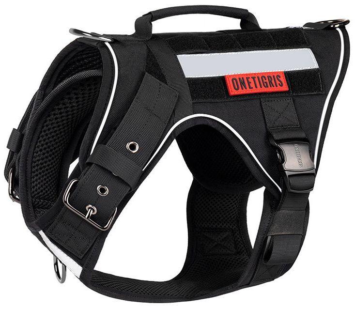 Arnes de Perro One Tigris Fire Tanker K9 - Color: Negro