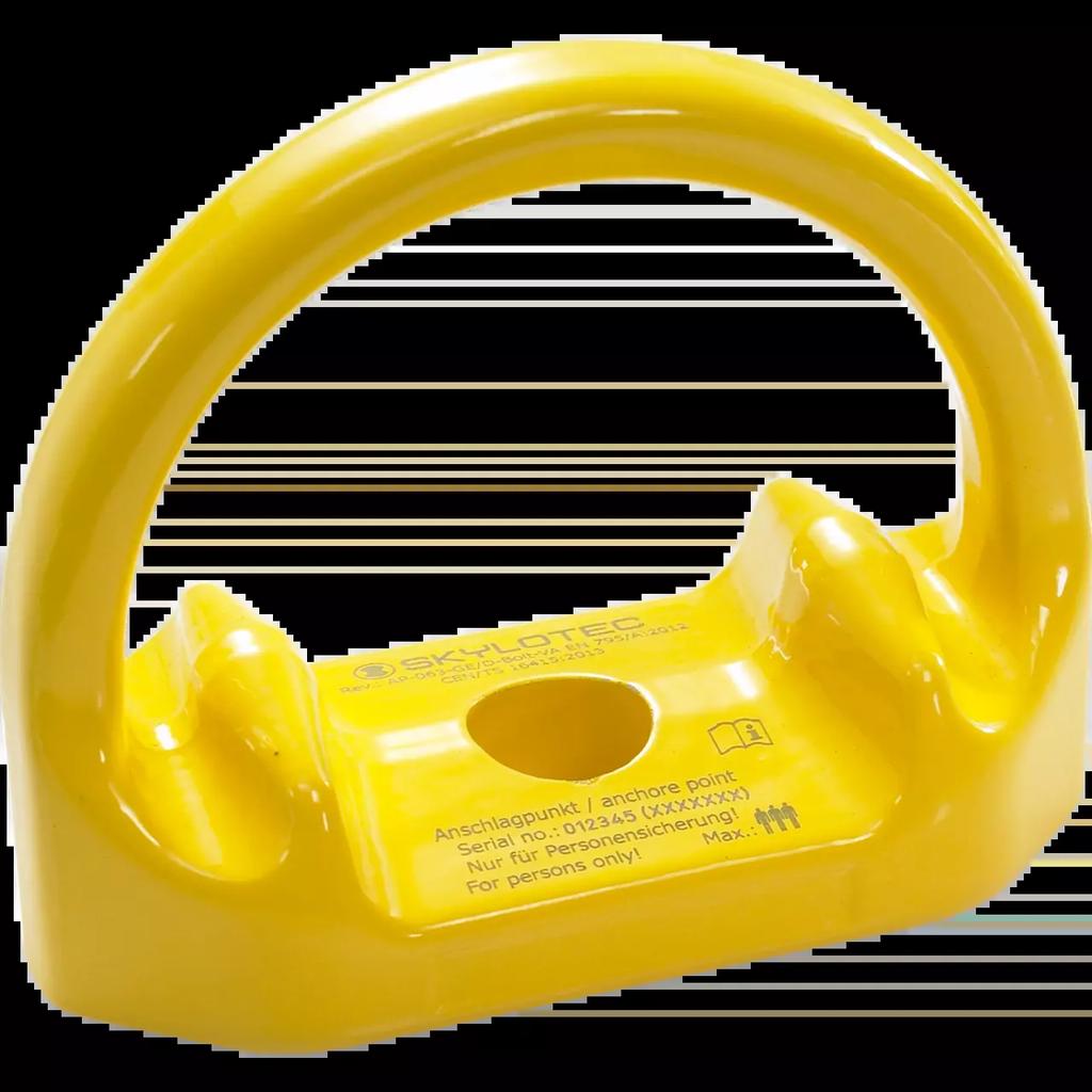Chapa de Anclaje tipo D D-BOLT TYP 48 (AP-063-GE) para perno M16 Acero Inox  - Color: Amarillo