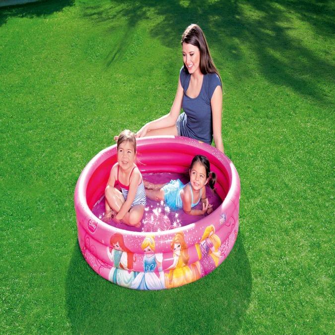 Miniatura Piscina Inflable 3 Anillos Princesas 122x25CM -