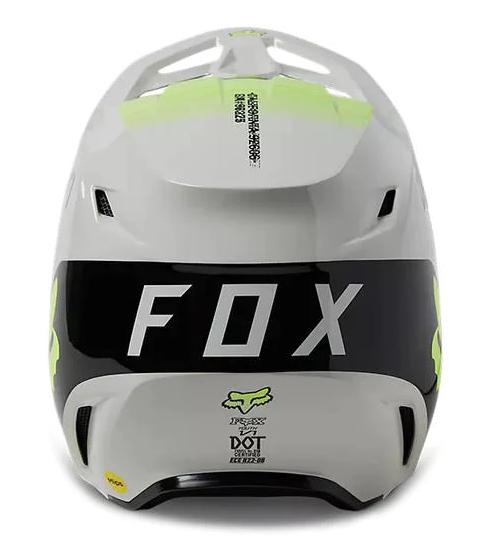 Miniatura Casco Moto Niño V1 Toxsyk - Color: Gris - amarillo