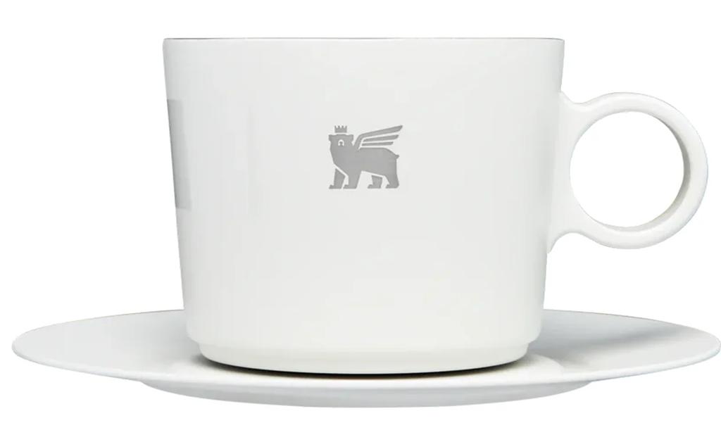 Miniatura Taza De Capuchino Con Plato 192 Ml - Color: Blanco