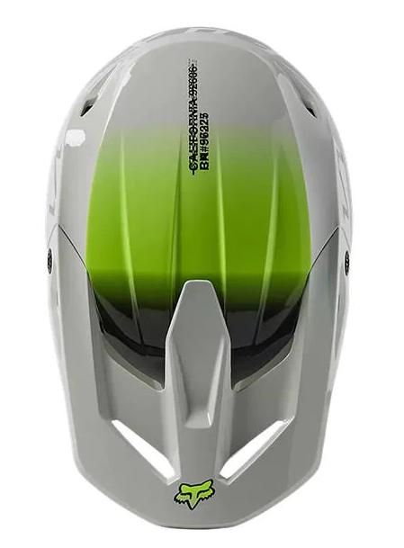 Miniatura Casco Moto Niño V1 Toxsyk - Color: Gris - amarillo