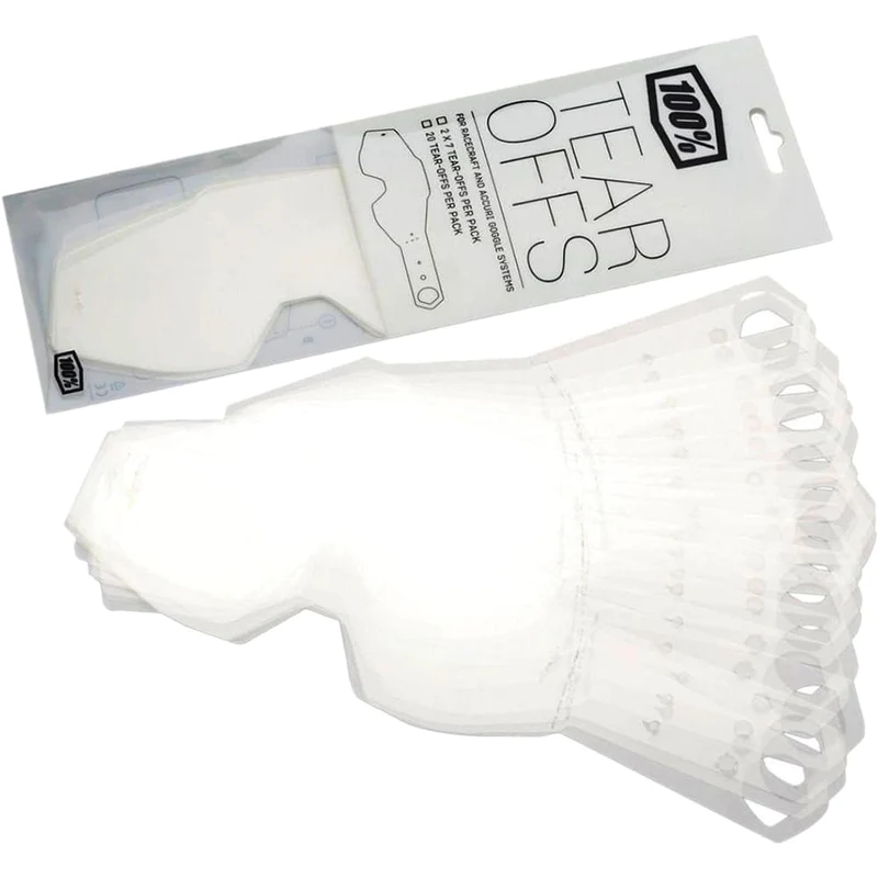 Repuesto Mica Antiparra Rc2/Ac2/St2 Standard Tear Offs 20 Pk -