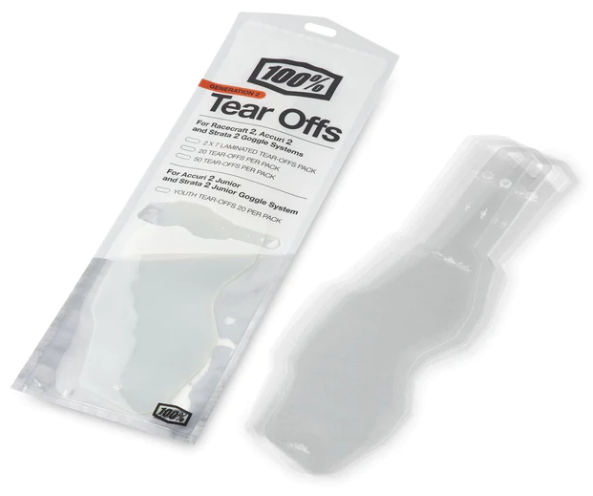 Repuesto Mica Antiparra Rc2/Ac2/St2 Standard Tear Offs 20 Pk -