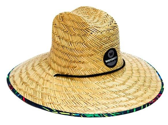 Sombrero De Paja Con Forro Tropical -