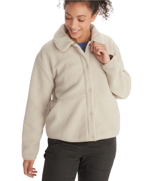 Polar Mujer Aros Fleece Jacket - Talla: S, Color: Beige