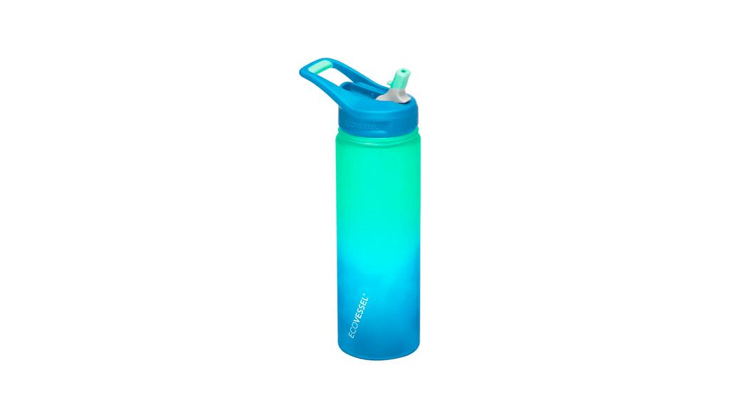 Botella deportiva bombilla 709 ml The Wave  - Color: Azul