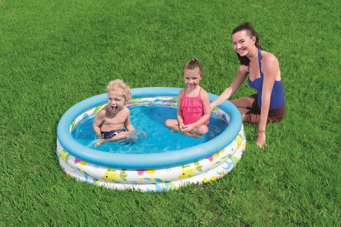 Piscina Inflable Redonda para niños 122X25Cm -