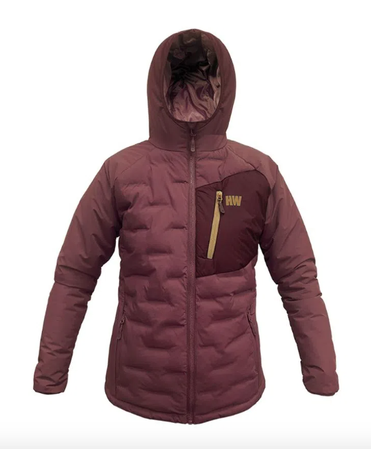 Parka Insulada Explorer Mujer - Talla: XS, Color: Burdeo