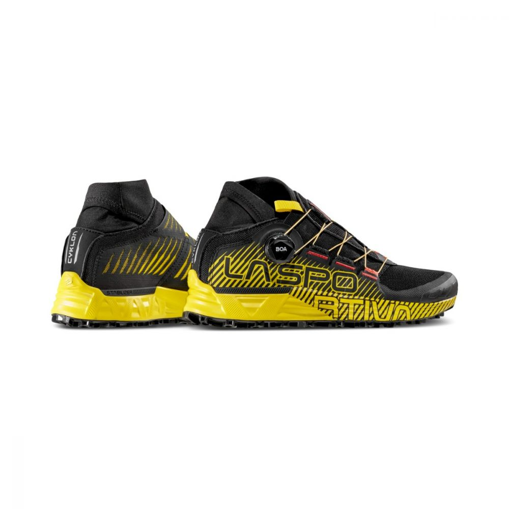 Zapatilla Cyklon - Color: Black/Yellow