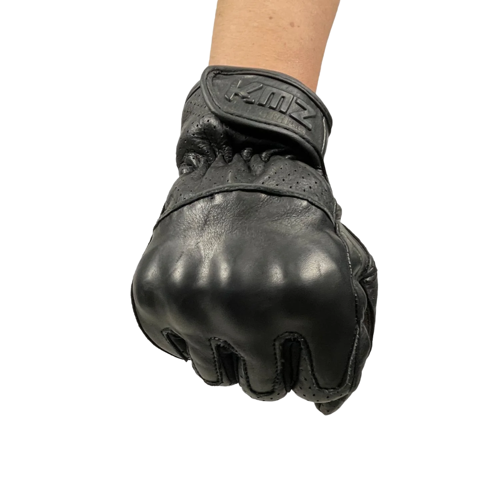 Miniatura Guantes Moto Calle Cuero - Color: Negro