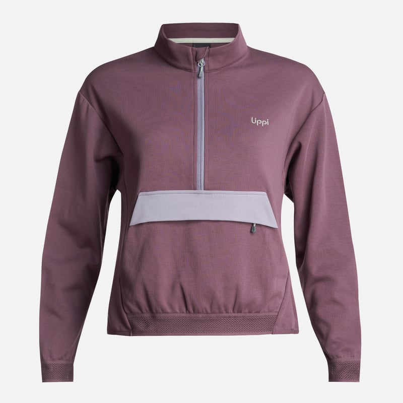 Polerón Mujer DownStreet 1/4 Zip Sweatshirt - Color: Morado