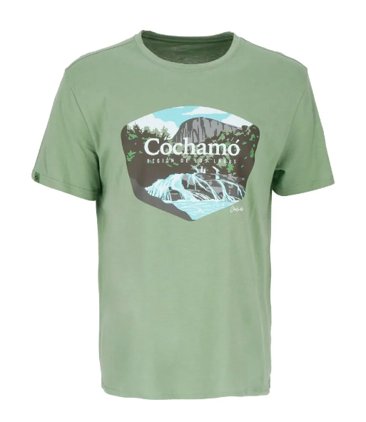 Miniatura Polera Manga Corta Cochamó Men - Color: Verde