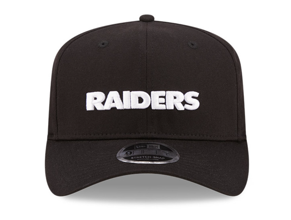 Miniatura Jockey Las Vegas Raiders NFL 9 Fifty Stretch Snap - Talla: M/L, Color: Negro