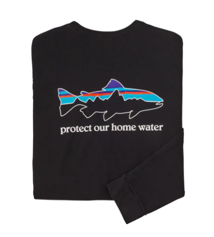 Polera Hombre Long-Sleeved Home Water Trout Responsibili-Tee® -