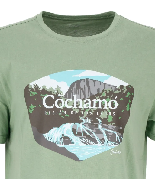 Miniatura Polera Manga Corta Cochamó Men - Color: Verde