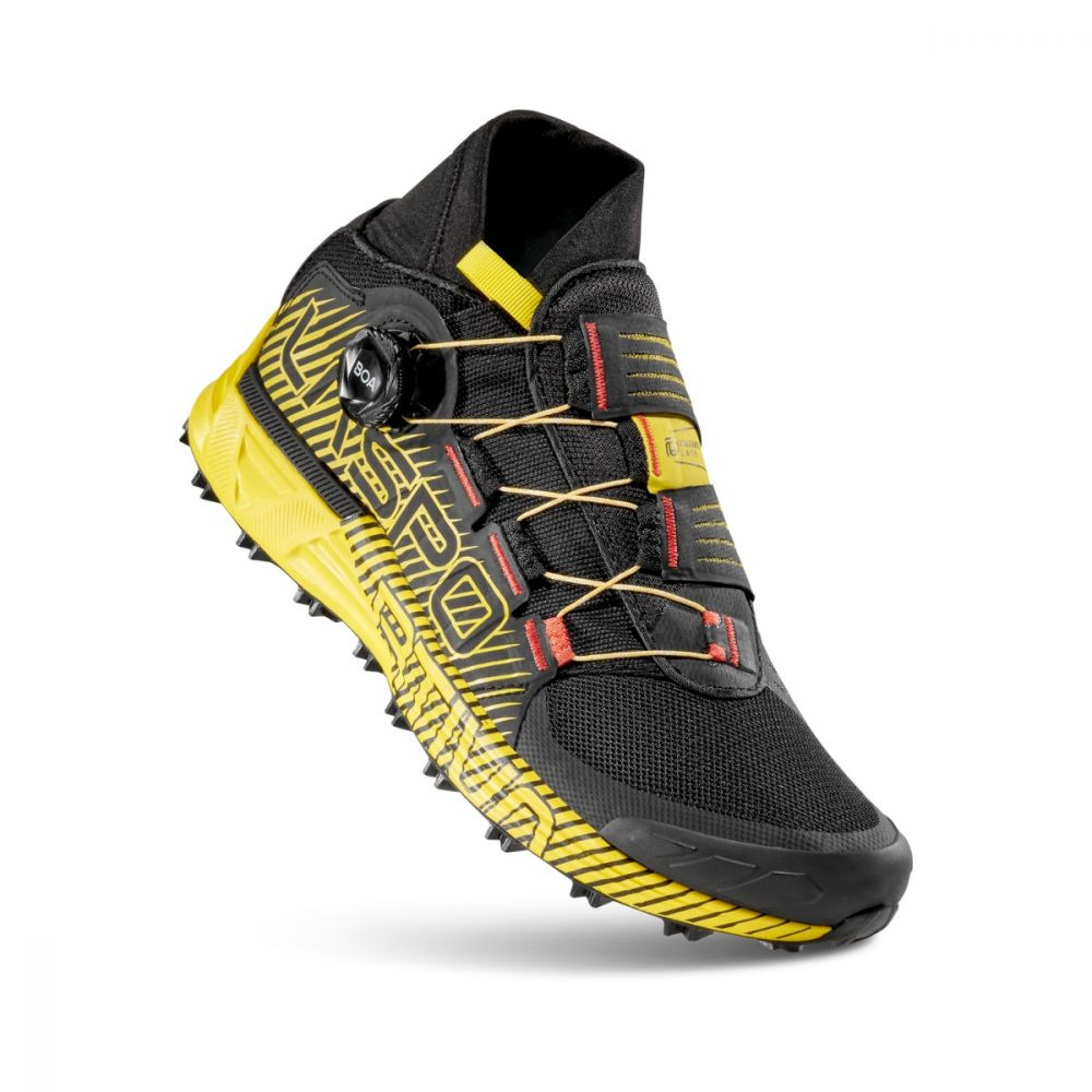 Miniatura Zapatilla Cyklon - Color: Black/Yellow
