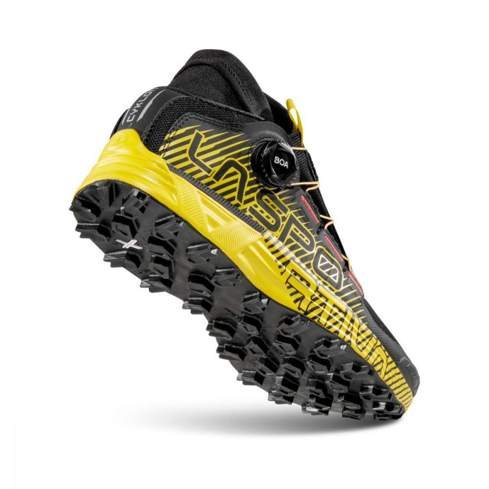 Miniatura Zapatilla Cyklon - Color: Black/Yellow