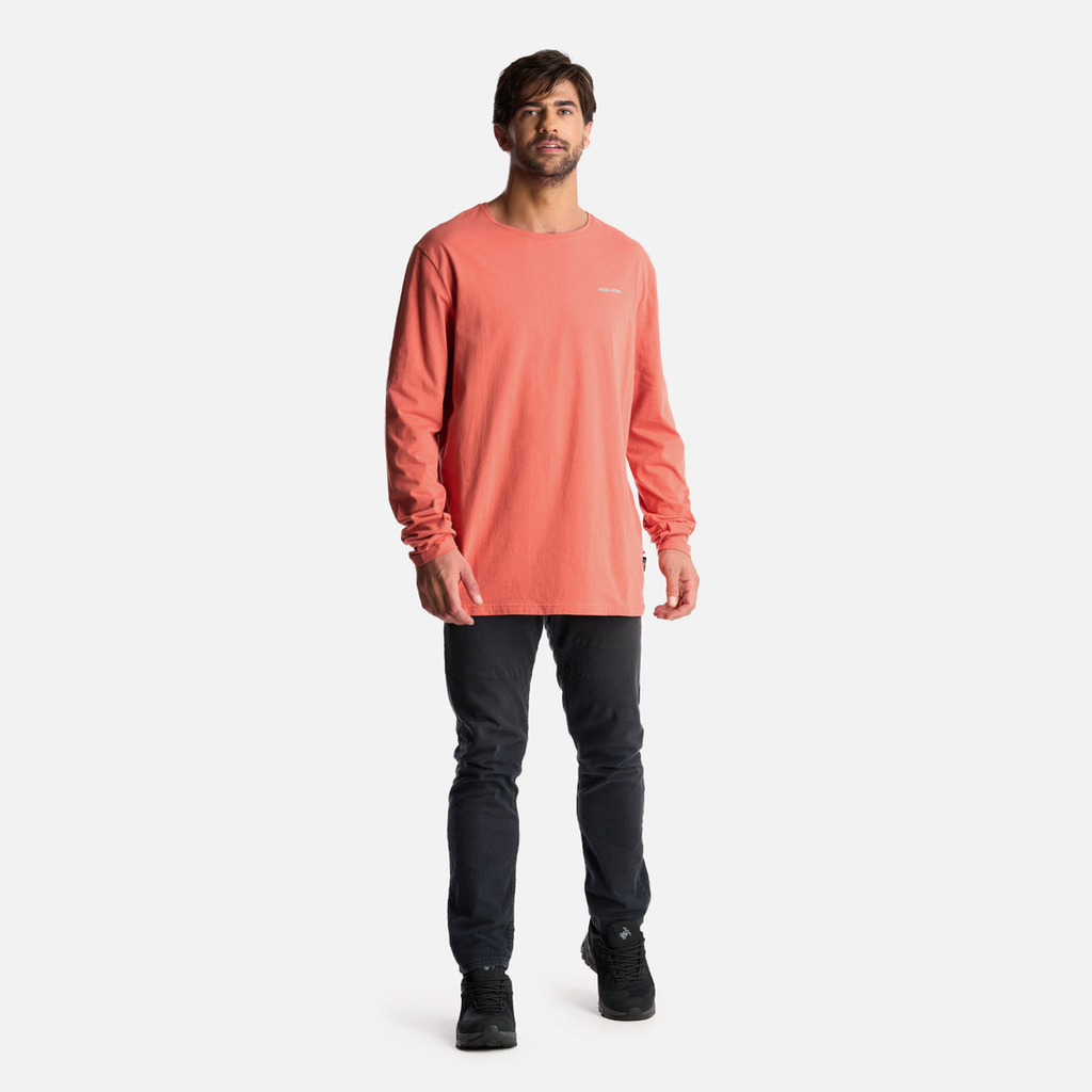 Miniatura Polera Hombre Polo Larga - Color: Salmon