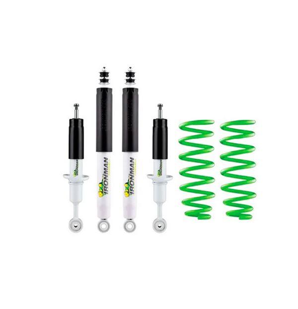 Kit De Suspension Foamcell (Delantera) - Color: Blanco Negro Verde