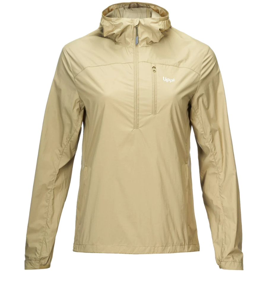 Miniatura Chaqueta Mujer Spry WindBreaker 14 Zip Hoody Jacket - Color: Oliva