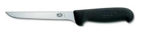 Cuchillo Deshuesador Curvo Hoja Ancha Fibrox 15 cm