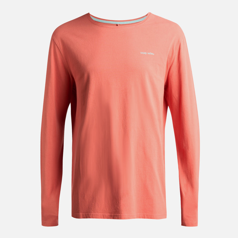 Miniatura Polera Hombre Polo Larga - Color: Salmon