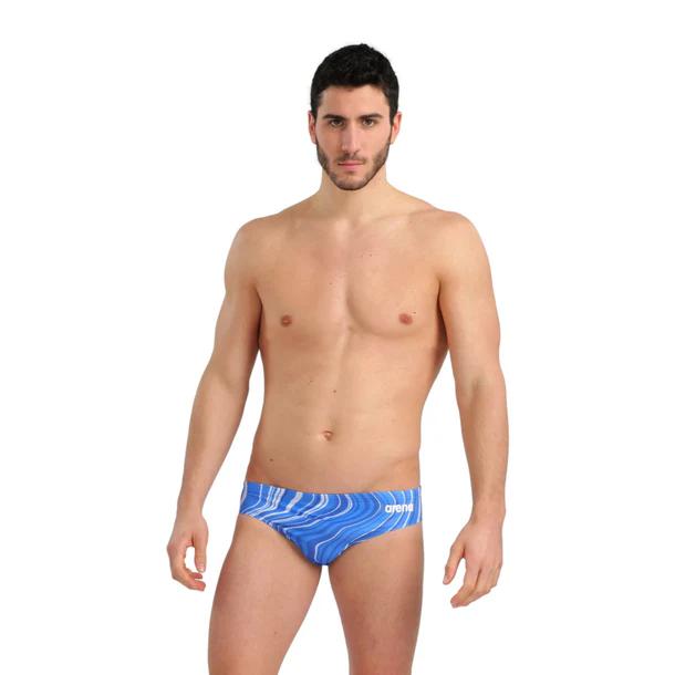 TRAJE DE BAÑO HOMBRE SWIM BRIEFS MARBLED ROYAL -