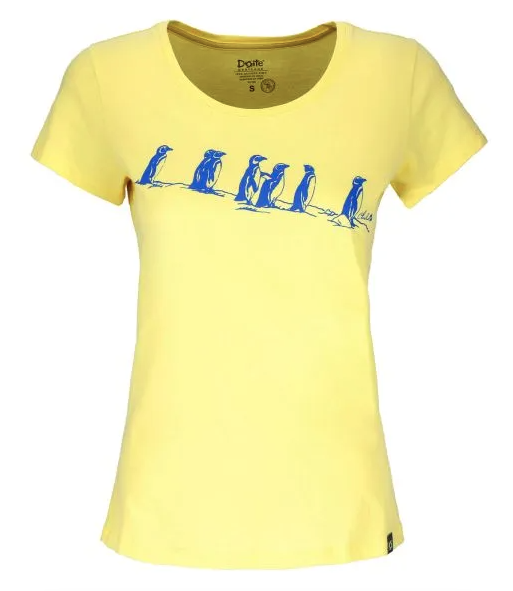 Miniatura Polera Pinguino Mujer - Color: Amarillo