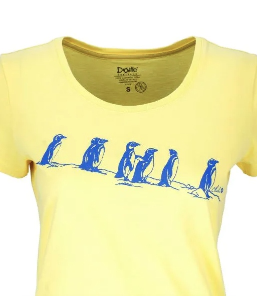 Miniatura Polera Pinguino Mujer - Color: Amarillo