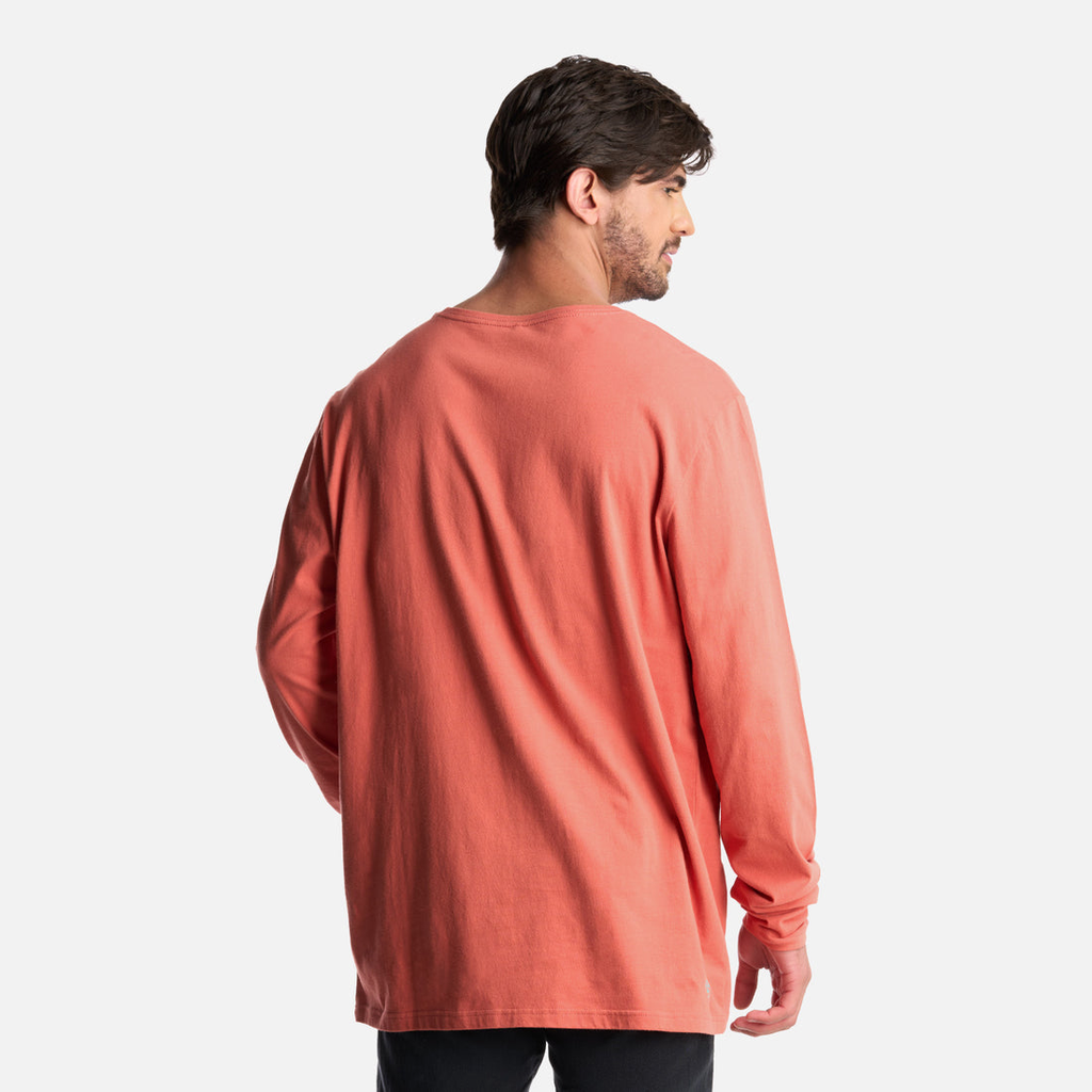 Miniatura Polera Hombre Polo Larga - Color: Salmon