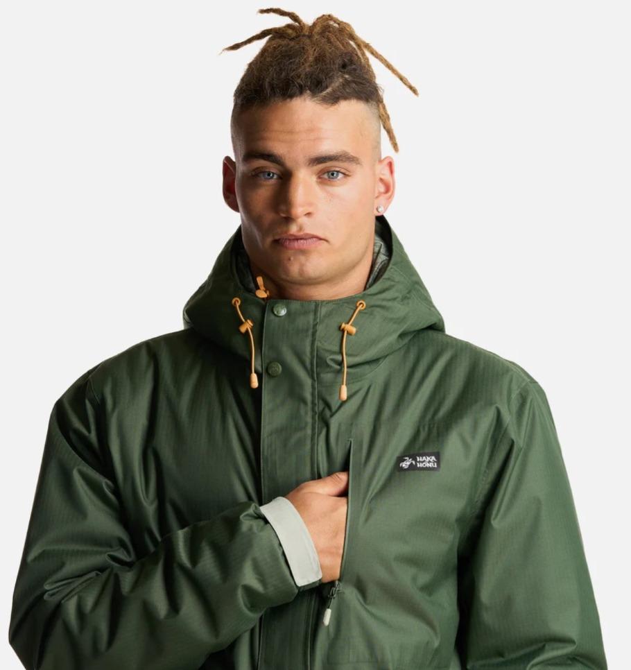 Miniatura Chaqueta Hombre Perro Guapo Pro - Color: Verde Militar