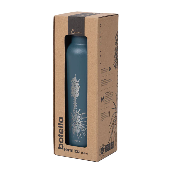 Miniatura BOTELLA TERMICA 600 ML - Color: Azul Chaguaal