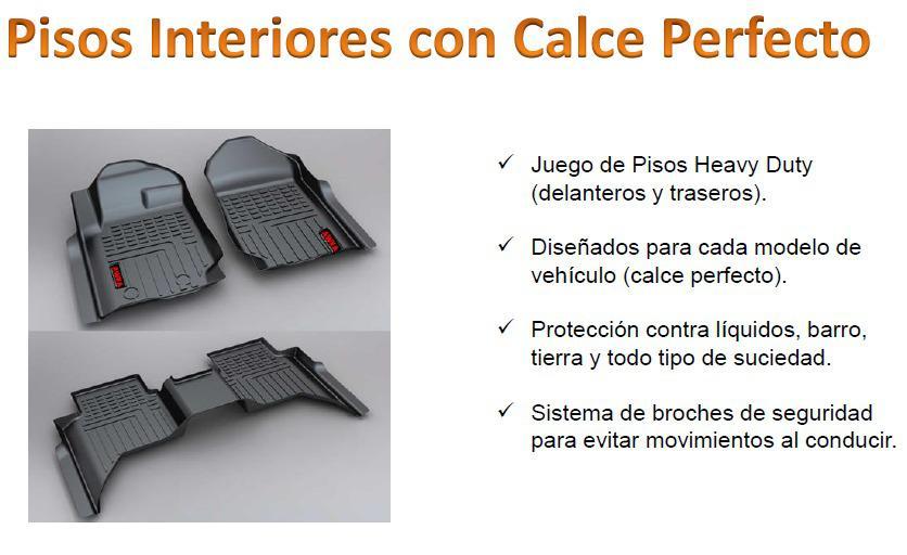 Pisos (Delanteros Y Traseros) Para Toyota Hilux Vigo 2005-2015 -