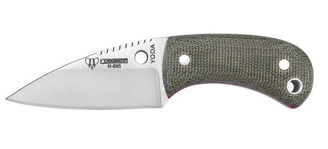 Cuchillo de Cuello 200-F-K Yoda (N695-Kydex) - Color: Gris