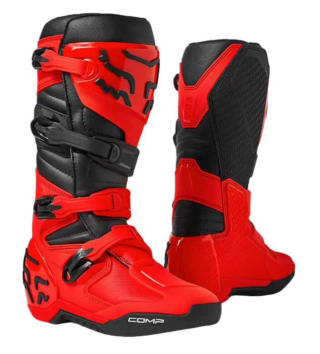 Miniatura Botas Moto Comp - Color: Rojo