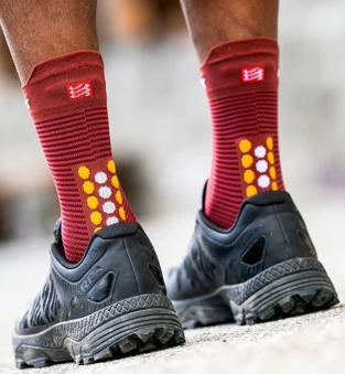 Miniatura Pro Racing Socks v4.0 Run High Spd - Color: Apple/Dk Cheddar