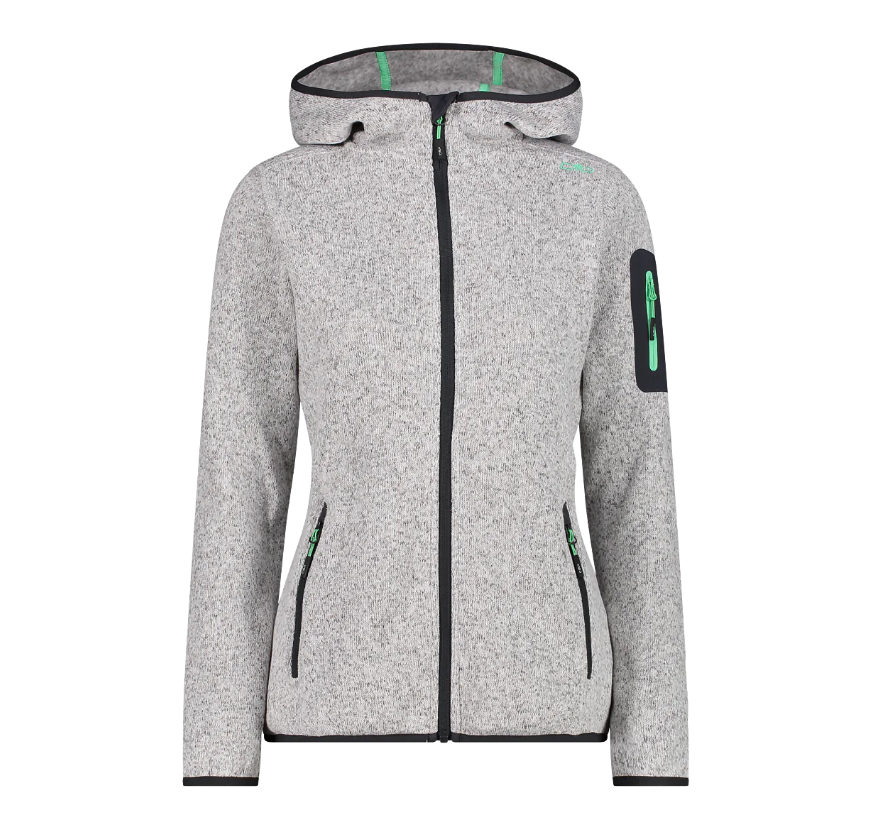 Chaqueta Polar Mujer Fix Hood 3H19826 - Color: Gris