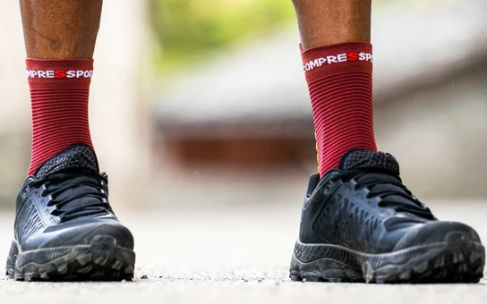 Miniatura Pro Racing Socks v4.0 Run High Spd - Color: Apple/Dk Cheddar