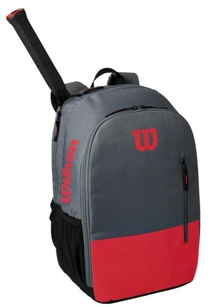 Mochila Team  - Color: Gris-Rojo