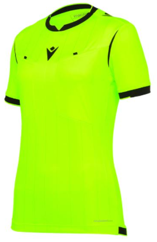 Miniatura Polera Arbitro Mujer Stephanie M/C - Color: Amarillo