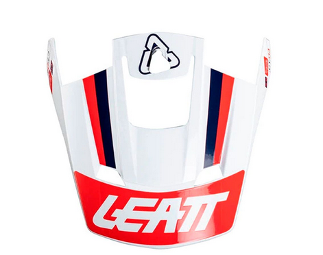 Visor Casco Moto 3.5 - Color: Blanco/Rojo