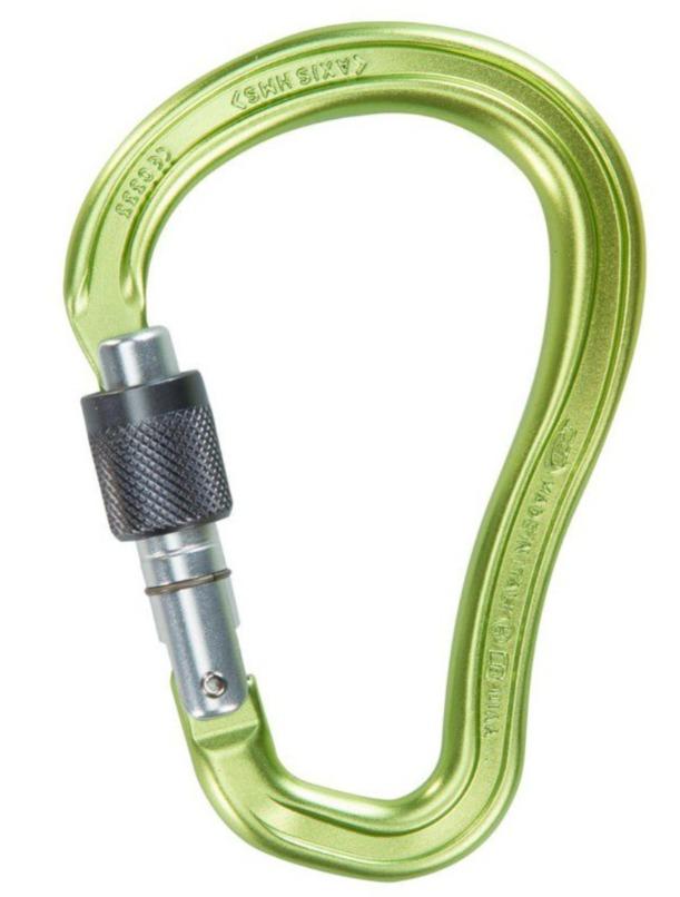 Mosquetón Aluminio HMS Rosca 25kN AXIS SG 