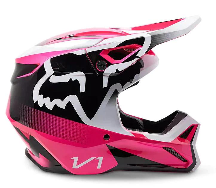 Miniatura Casco Moto V1 Leed  - Color: Rosado